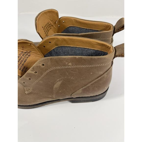 Public Opinion Shoes Men\'s Size 8M Brown Leather Boots Lace Up Casual Chukka New main image 4